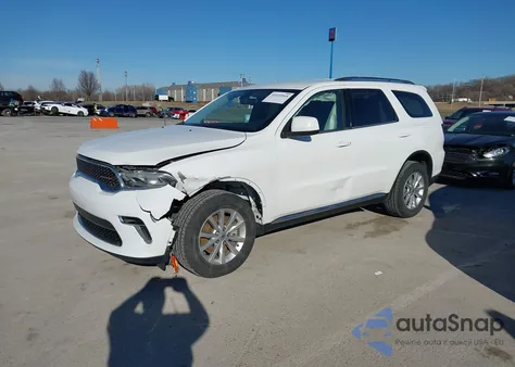 2022 Dodge Durango Sxt Awd из США, поврежденный, VIN 1C4RDJAG7NC105069
